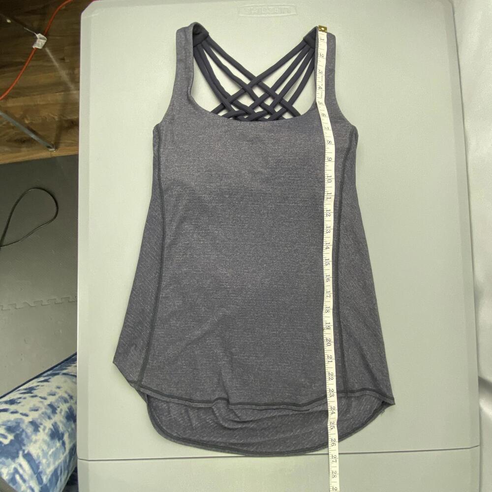 Stylish Strappy Workout Tank Top by Lululemon Sz 4 - Picture 8 of 9